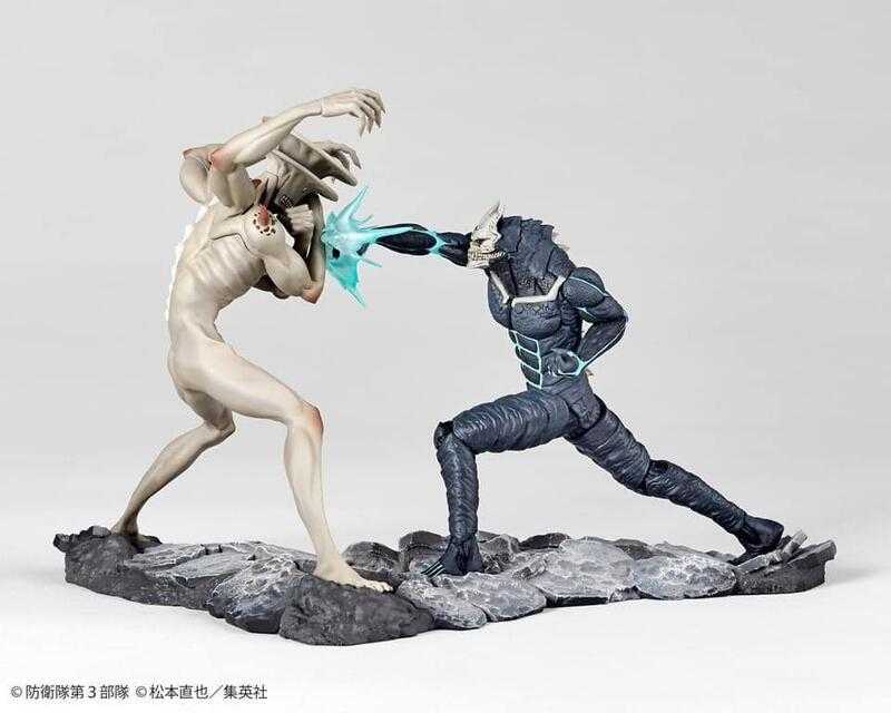 【台中金曜】店鋪現貨 不挑盒況 海洋堂 KD094 怪獸8號 怪獸8號 vs 怪獸9號 1:18 雕像