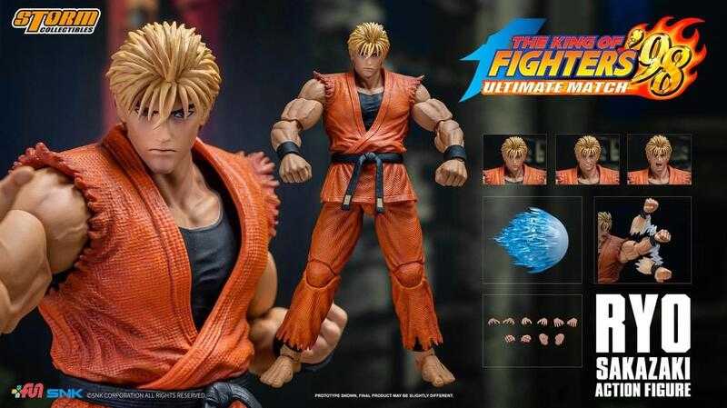 【台中金曜】店鋪現貨 不挑盒況 Storm Toys 1/12 KOF 拳皇98 Ryo 阪崎亮 坂崎獠