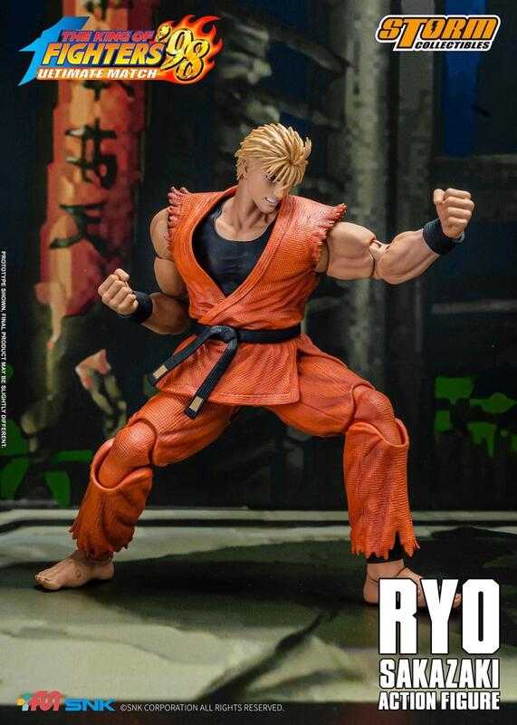 【台中金曜】店鋪現貨 不挑盒況 Storm Toys 1/12 KOF 拳皇98 Ryo 阪崎亮 坂崎獠