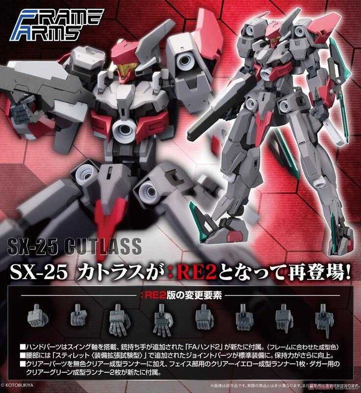 【台中金曜】店鋪現貨 GTS KOTOBUKIYA 1/100 FA骨裝機兵 SX-25 卡特拉斯 RE2 歡迎店取