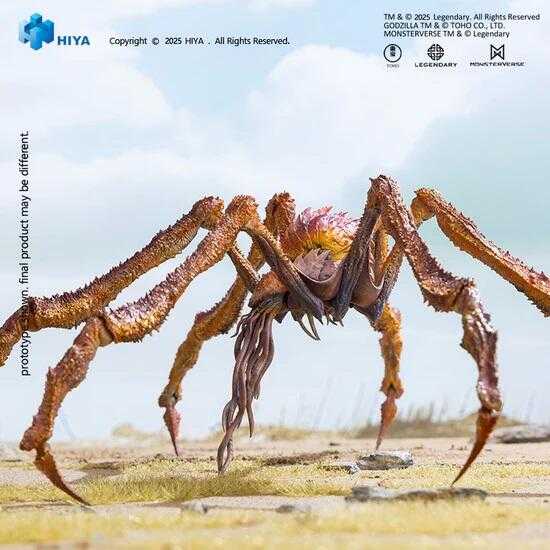 【台中金曜】25年第四季 Hiya 海雅 哥吉拉⼤戰⾦剛 青蟹 Scylla 7 吋可動 【已截止】