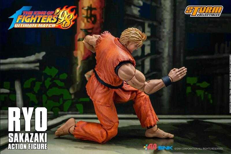 【台中金曜】店鋪現貨 不挑盒況 Storm Toys 1/12 KOF 拳皇98 Ryo 阪崎亮 坂崎獠