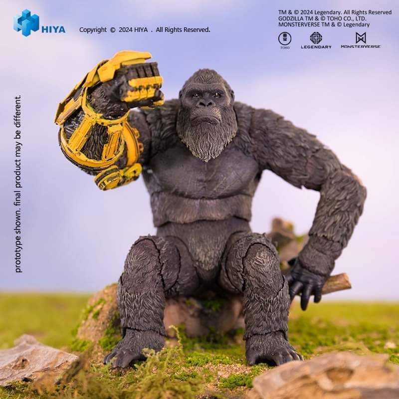 【台中金曜】25年第二季 HIYA 海雅 哥吉拉⼤戰⾦剛2 帝國崛起 ⾦剛 機械⼿套 免訂金【已截止】