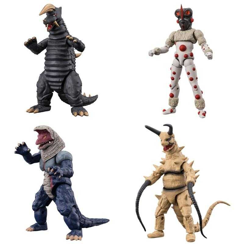 【台中金曜】店鋪現貨 不挑盒況 萬代 盒玩 超動α 超人力霸王 怪獸4 中盒4入