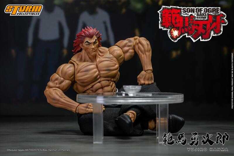 【台中金曜】店鋪特價 不挑盒況會場限定 STORM TOYS 刃牙 範馬勇次郎 戰損特別版 含圓桌 1/12