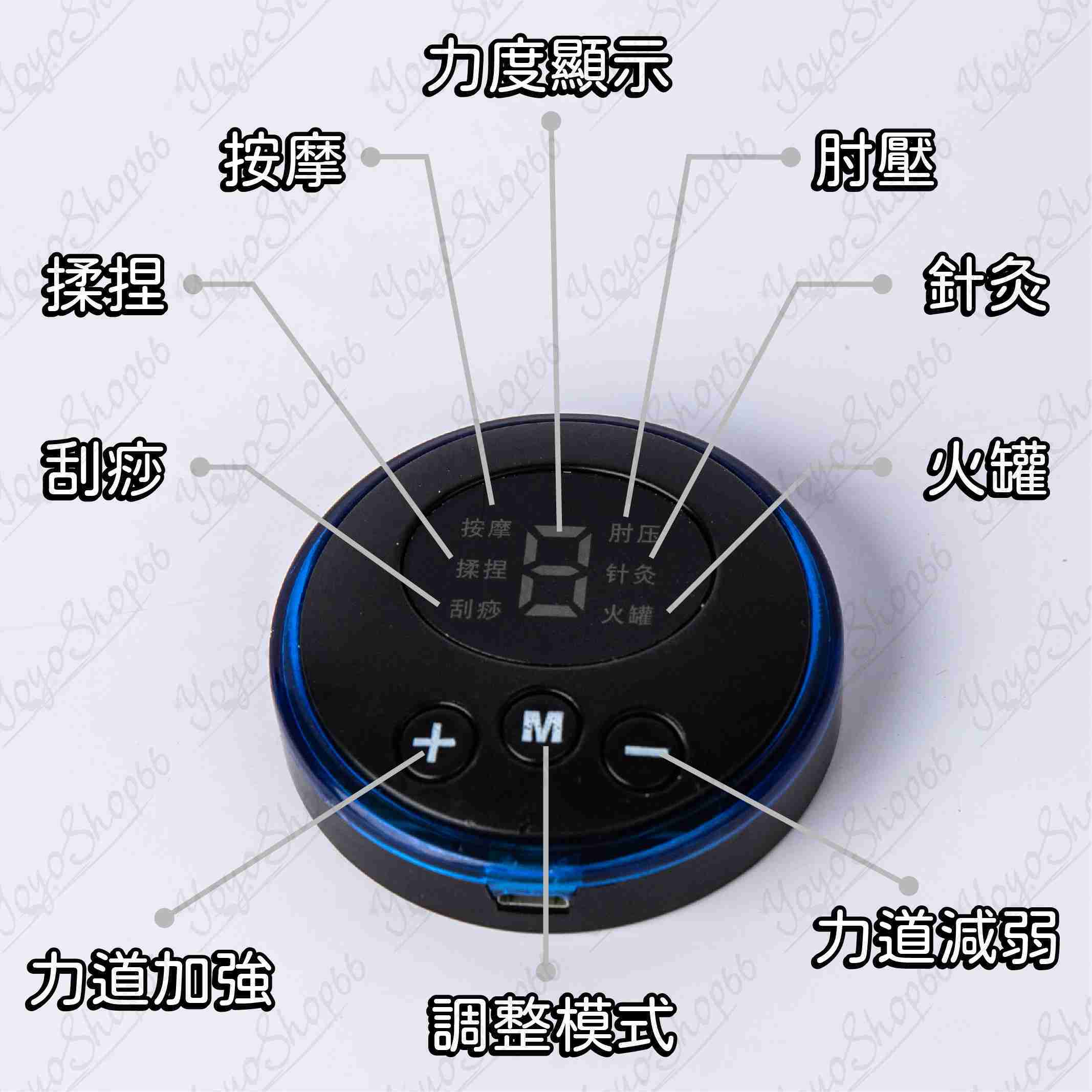 #886 智能肩頸按摩貼 (一組) 便攜式迷你隨身按摩儀 多功能健腹器 脈衝按摩器 微電流 充電款 【小鴿本舖】