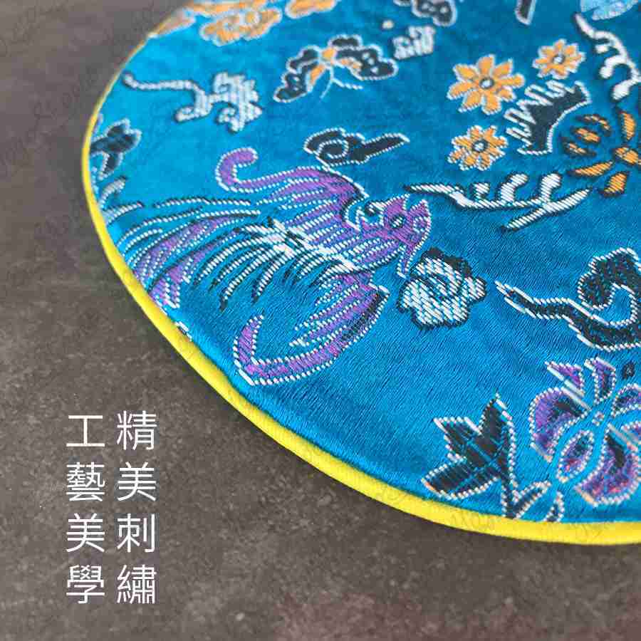 #833 織錦緞錦囊袋 圓底束口袋 飾品袋 文玩袋 佛珠袋 收納袋 禮品包裝袋 新年福袋 錦囊 珠寶袋 【小鴿本舖】