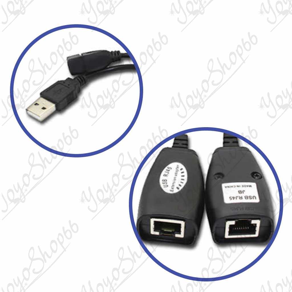 #785 USB信號放大器 USB轉RJ45延長器 網路線轉接器 加強器 RJ-45接口 USB延長線【小鴿本舖】