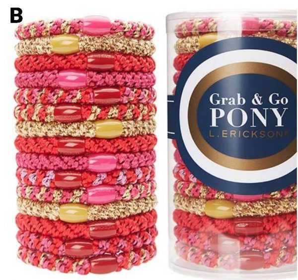 下單前先詢問.【女王精品】美國L. ERICKSON 彈力髮圈 髮圈屆愛馬仕