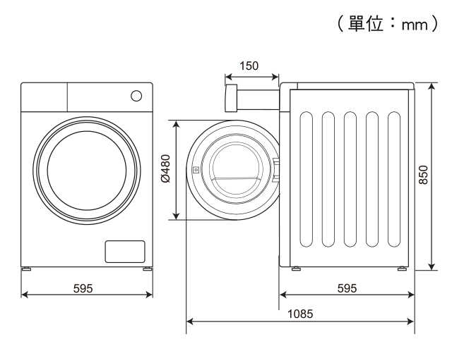 國際牌 12公斤滾筒洗衣機 NA-V120HDH