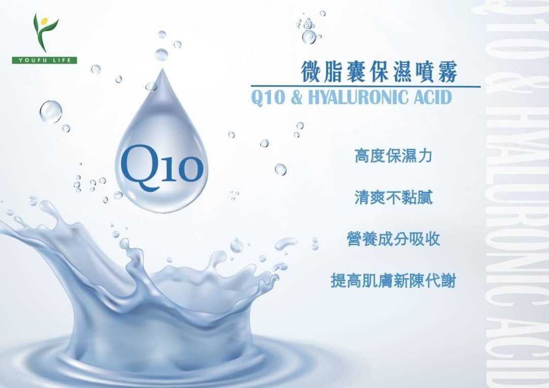 下單前先詢問.【優富生活】Q10玻尿酸微導精華噴霧