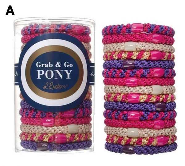 下單前先詢問.【女王精品】美國L. ERICKSON 彈力髮圈 髮圈屆愛馬仕