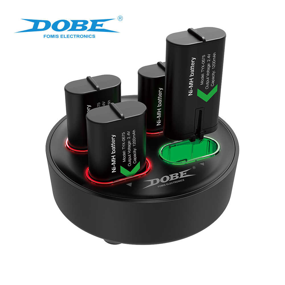 現貨 Xbox Series X/S 四電池座充組 DOBE 過流短路保護 充電器 充電座 指示燈設計 手把電池