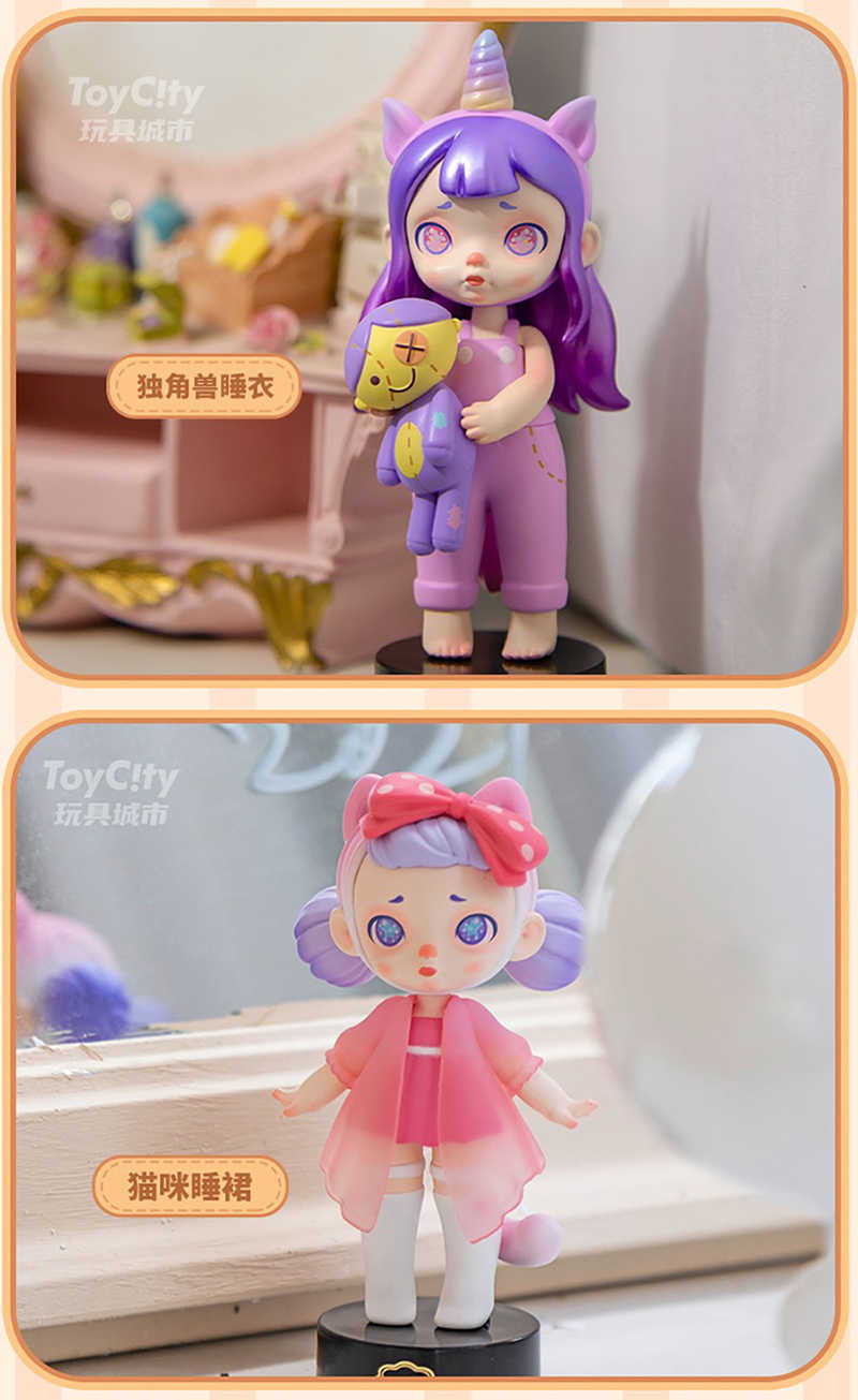 預訂65折。暫定7月出貨《Laura勞拉睡衣派對盲盒》零售¥59個。一套12個。一箱144個_210705_7