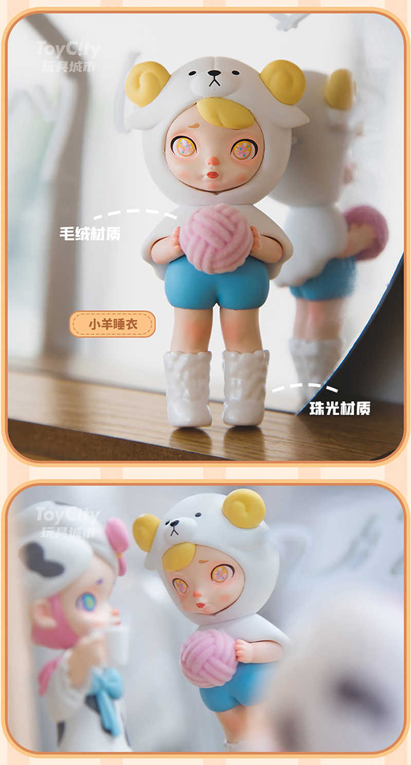 預訂65折。暫定7月出貨《Laura勞拉睡衣派對盲盒》零售¥59個。一套12個。一箱144個_210705_11