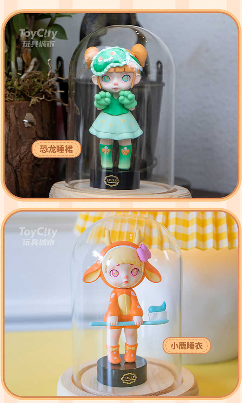 預訂65折。暫定7月出貨《Laura勞拉睡衣派對盲盒》零售¥59個。一套12個。一箱144個_210705_8