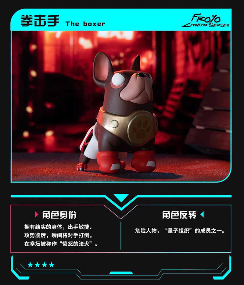 現貨65折【Toycity量子狗職業系列盲盒】零售¥59個。一盒12個。一套12盒(共144)_210518_4