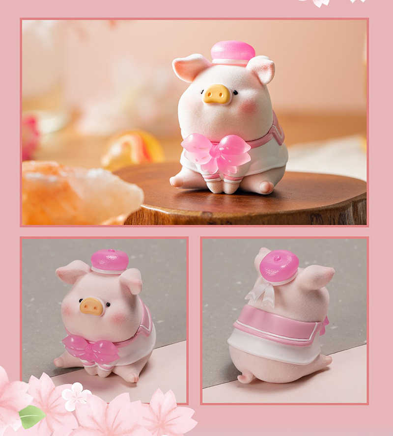 現貨85折【LuLu櫻花豬2代-花見花開系列盲盒】¥78個;6個盒;16盒箱(96個)_210505_6