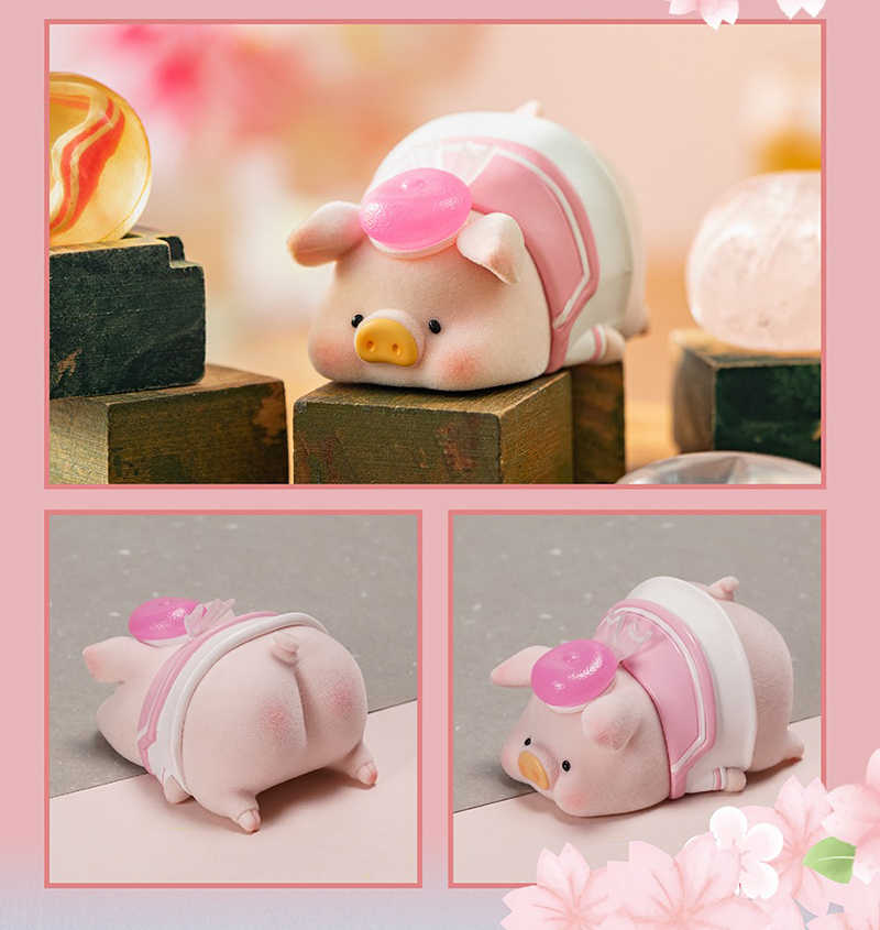 現貨85折【LuLu櫻花豬2代-花見花開系列盲盒】¥78個;6個盒;16盒箱(96個)_210505_2