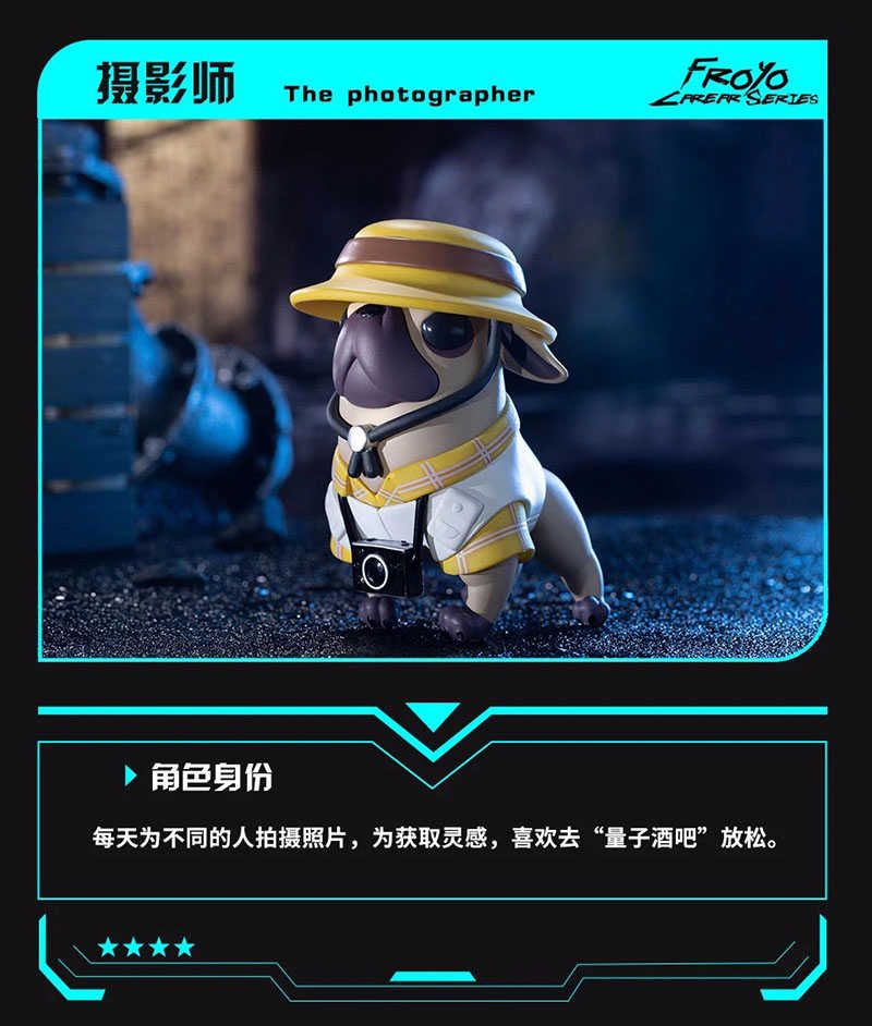 現貨65折【Toycity量子狗職業系列盲盒】零售¥59個。一盒12個。一套12盒(共144)_210518_8