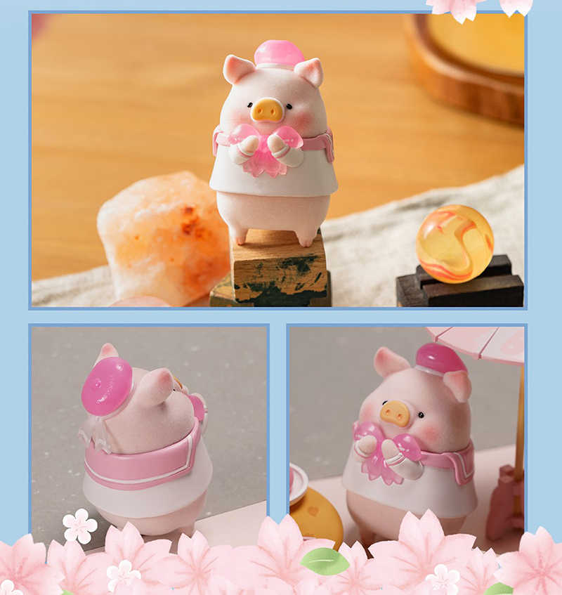 現貨85折【LuLu櫻花豬2代-花見花開系列盲盒】¥78個;6個盒;16盒箱(96個)_210505_4