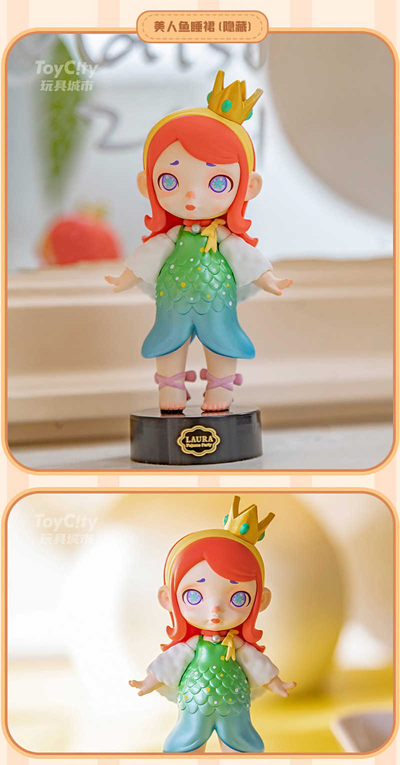 預訂65折。暫定7月出貨《Laura勞拉睡衣派對盲盒》零售¥59個。一套12個。一箱144個_210705_5