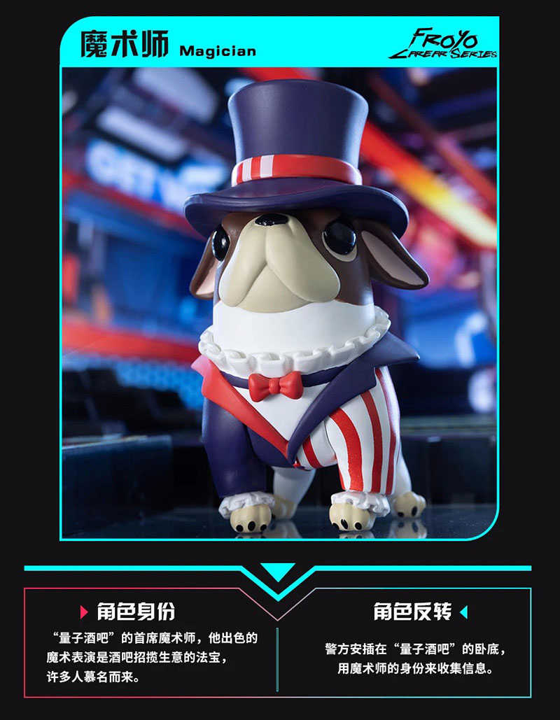 現貨65折【Toycity量子狗職業系列盲盒】零售¥59個。一盒12個。一套12盒(共144)_210518_9