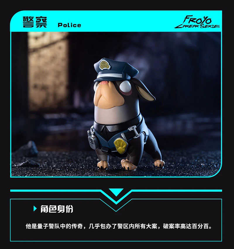 現貨65折【Toycity量子狗職業系列盲盒】零售¥59個。一盒12個。一套12盒(共144)_210518_6