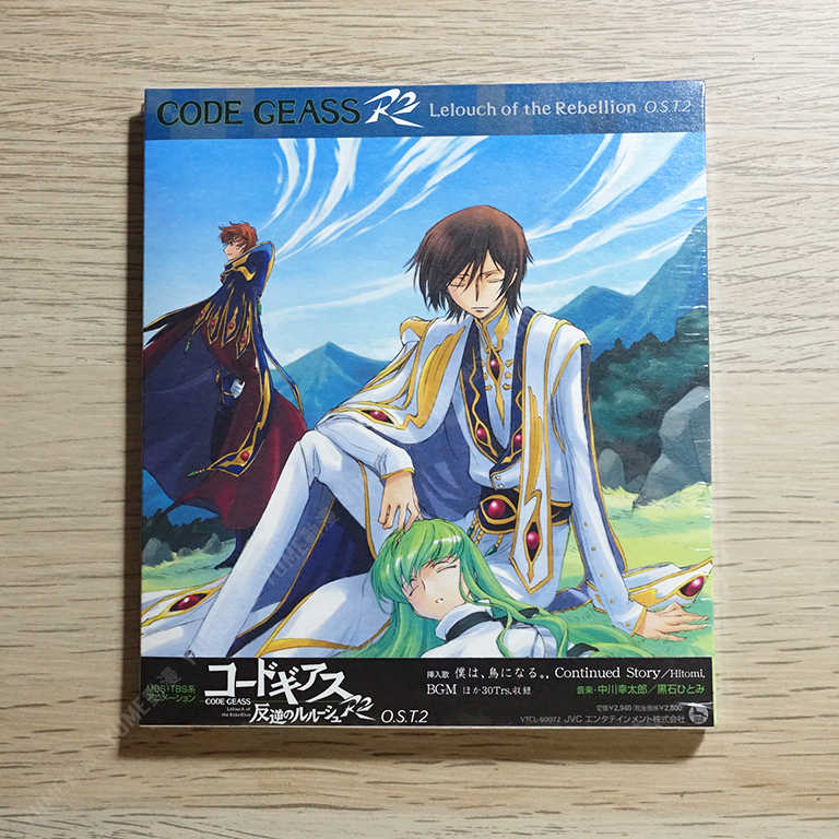 YUME動漫【Code Geass 反叛的魯路修 R2 原聲帶】 CD OST (日版代購)