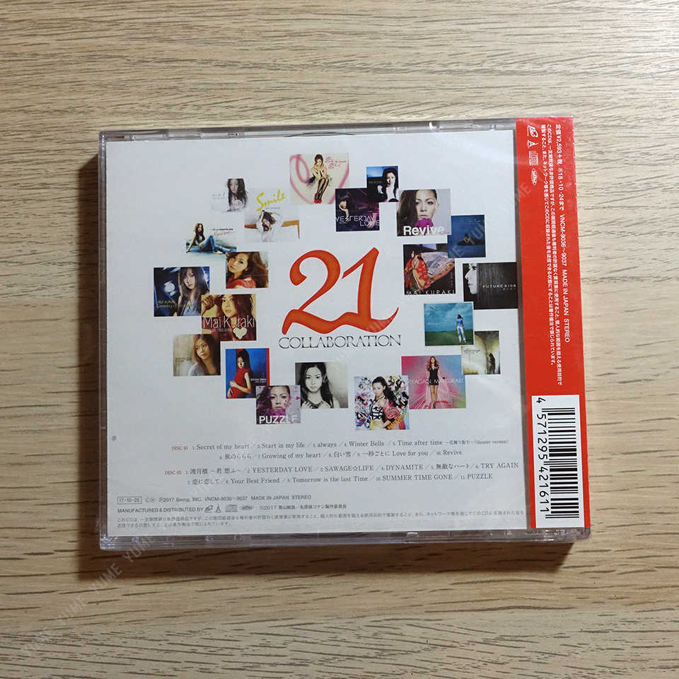 YUME動漫【名偵探柯南 COLLABORATION BEST 21】 2CD [通常盤] 主題歌 原聲帶 (日版現貨)