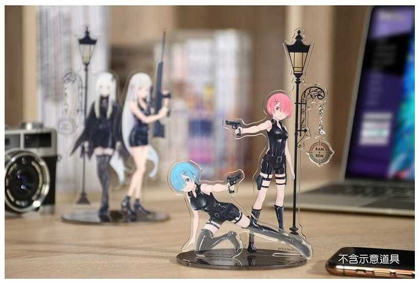 YUME動漫【Re:從零開始的異世界生活 壓克力墜飾立牌組】 D款 拉姆 雷姆 周邊 木棉花精品