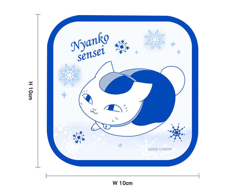 YUME動漫【夏目友人帳 方型吸水杯墊】A款 貓咪老師 周邊 木棉花精品