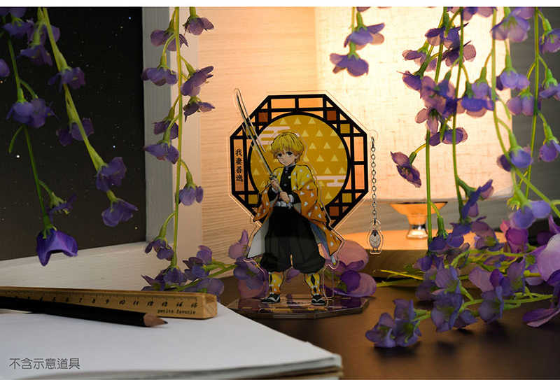 YUME動漫【鬼滅之刃 壓克力墜飾立牌組】 C款 善逸 周邊 木棉花精品