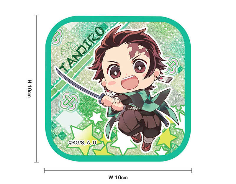 YUME動漫【鬼滅之刃 方型吸水杯墊】A款 炭治郎 Q 周邊 木棉花精品