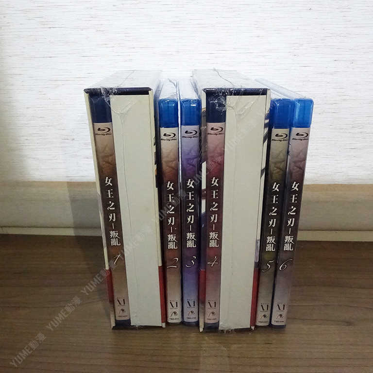 YUME動漫【女王之刃 叛亂】 BD 藍光 (全1-12話+2BOX收藏盒) 整套 普威爾正版