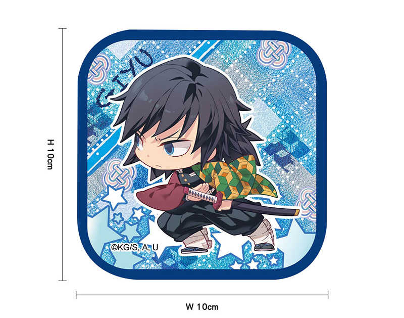 YUME動漫【鬼滅之刃 方型吸水杯墊】E款 義勇 Q 周邊 木棉花精品