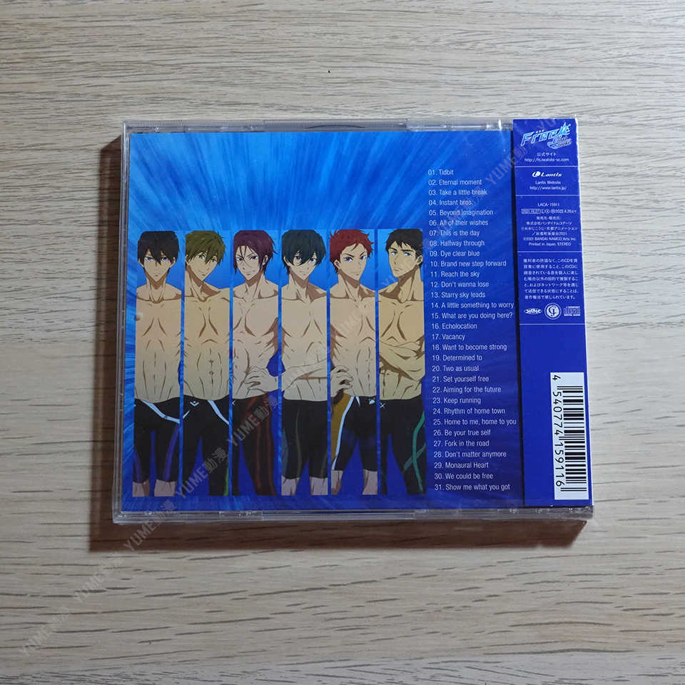 YUME動漫【Free! 男子游泳部 Over Blue Refrain】 CD [通常盤] 原聲帶 OST (日版代購
