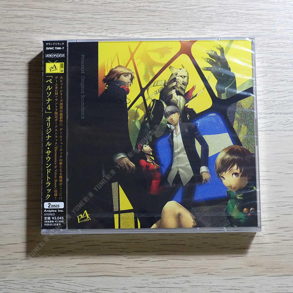 YUME動漫【女神異聞錄4 原聲帶】 2CD OST (日版現貨)