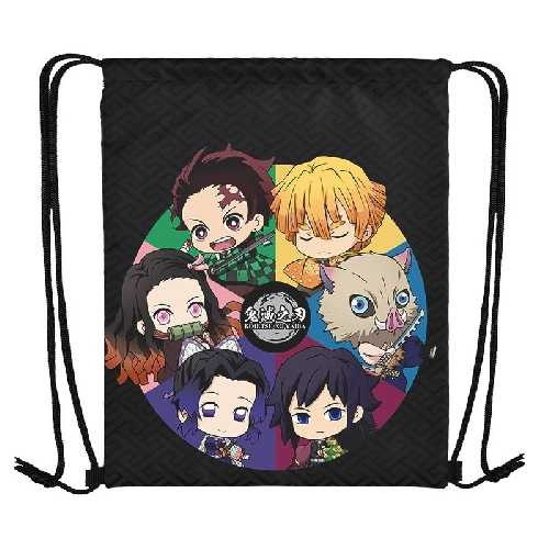YUME動漫【鬼滅之刃 全彩束口後背包】C款 周邊 木棉花精品