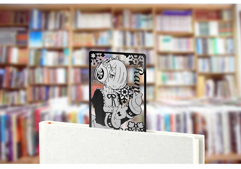 YUME動漫【Re:從零開始的異世界生活 雕花金屬書籤】(2入組) B款 拉姆 雷姆 周邊 木棉花精品
