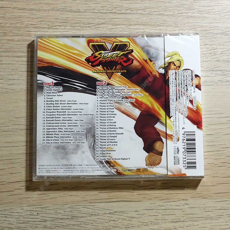 YUME動漫【快打旋風5 原聲帶】 CD OST (日版代購)