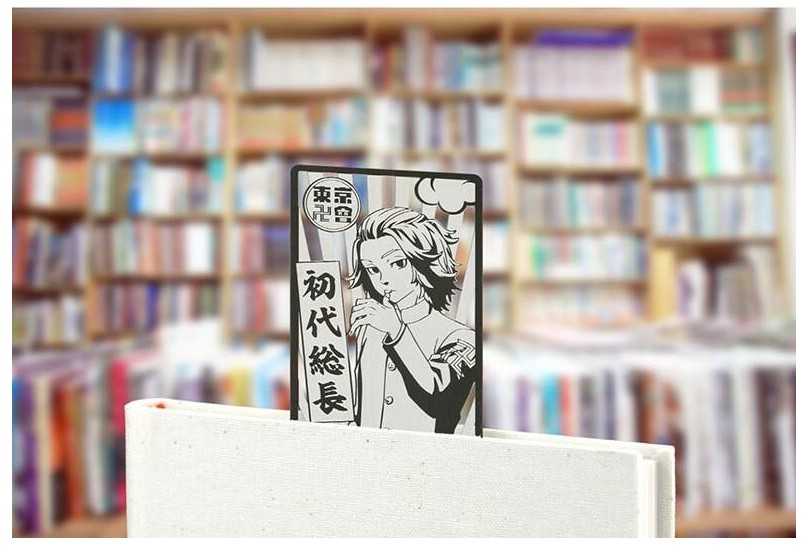 YUME動漫【東京復仇者 雕花金屬書籤】(2入組) A款 周邊 木棉花精品