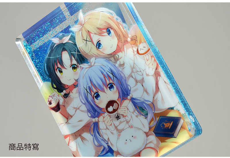 YUME動漫【請問您今天要來點兔子嗎？ 流沙壓克力牌】A款 周邊 木棉花精品