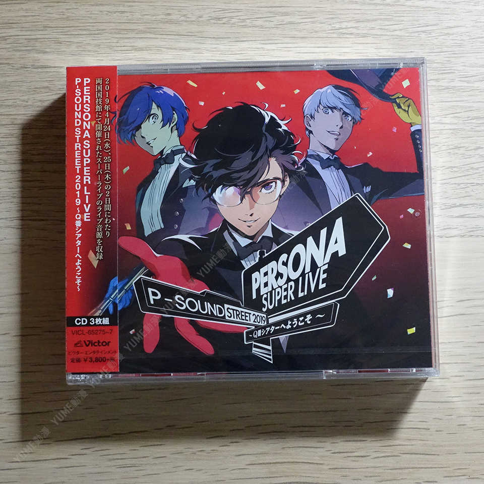 YUME動漫【女神異聞錄 Super Live 2019 歡迎光臨Q番劇院】 3CD [通常盤] 音樂會 (日版代購)