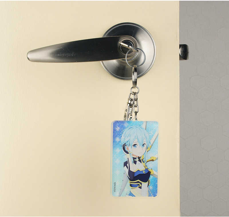 YUME動漫【刀劍神域 3D光柵壓克力鑰匙圈】C款 詩乃 周邊 木棉花精品