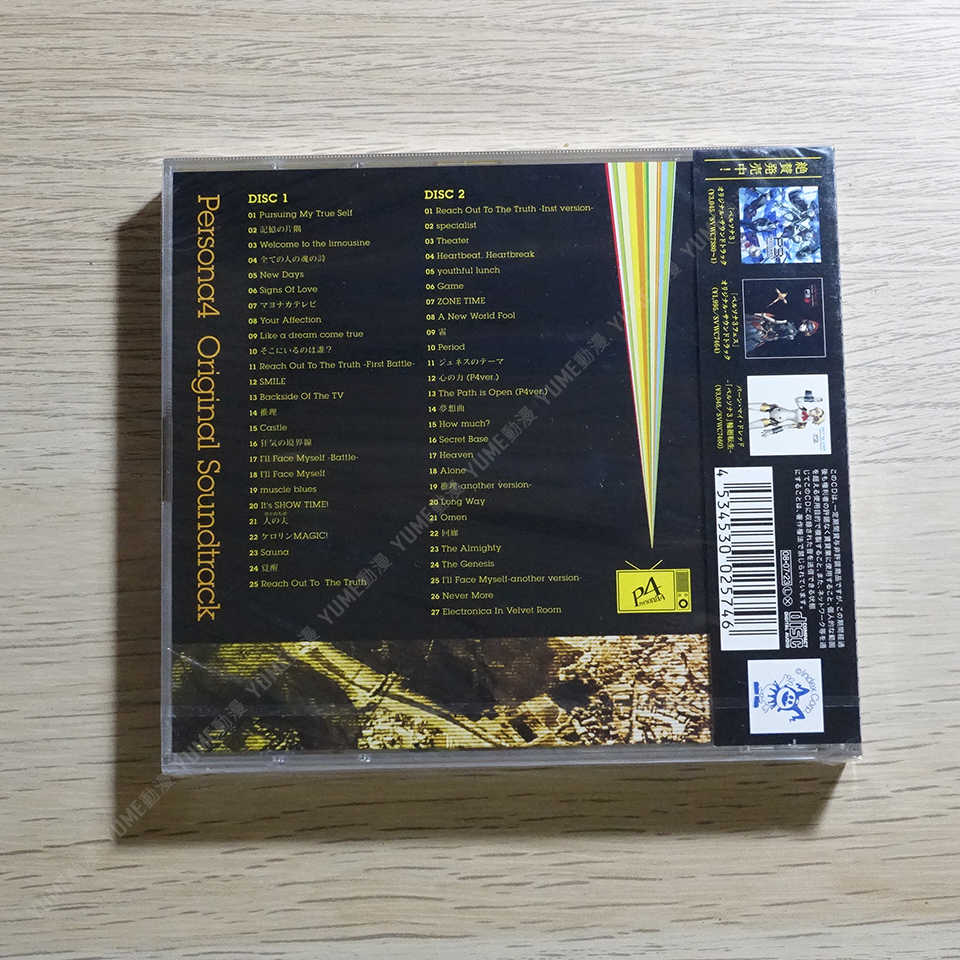 YUME動漫【女神異聞錄4 原聲帶】 2CD OST (日版現貨)