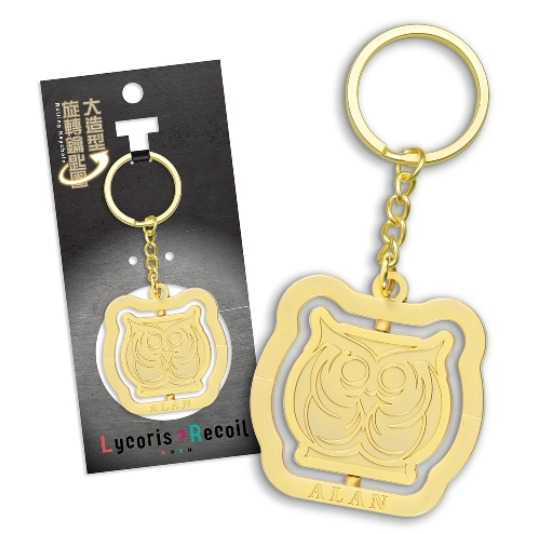 YUME動漫【莉可麗絲 大造型旋轉鑰匙圈】B款 機關 周邊 木棉花精品