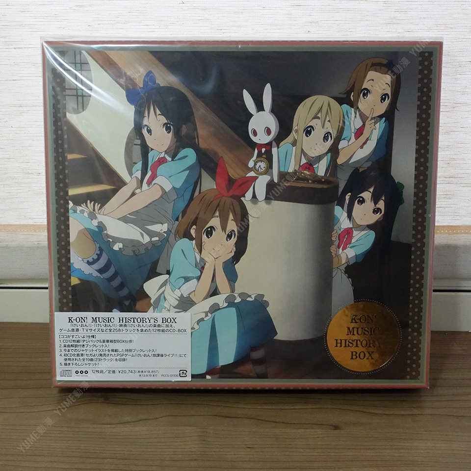 YUME動漫【K-ON! Music History`s Box】13CD 輕音部 豪華音樂集 (日版代購)