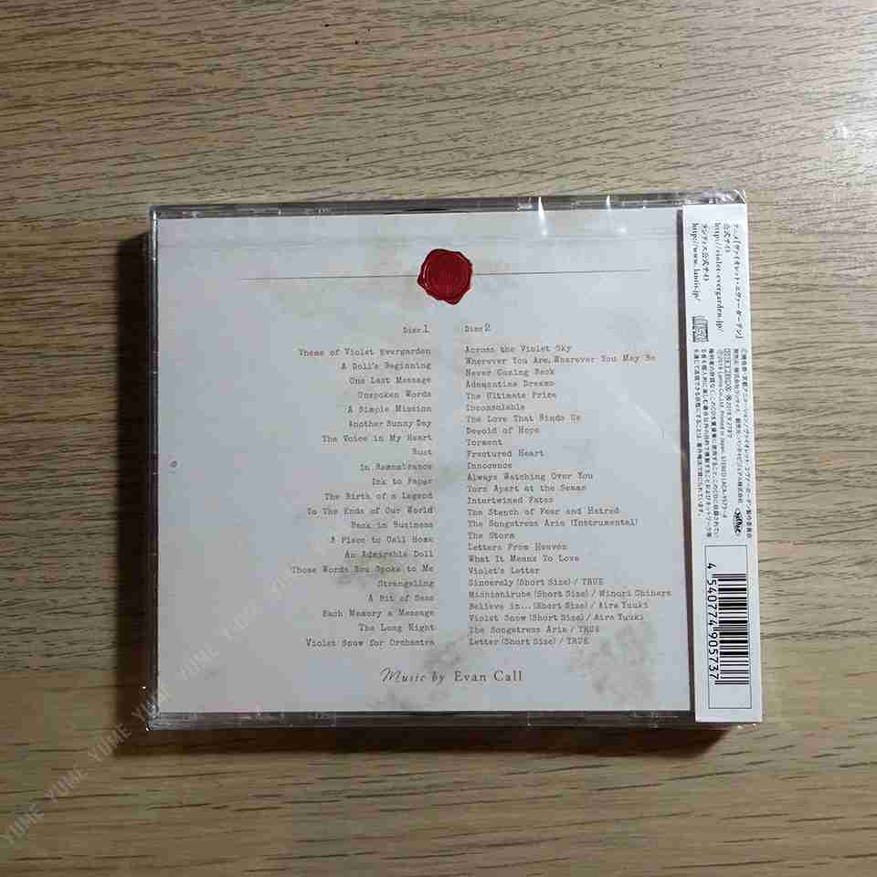YUME動漫【紫羅蘭永恆花園 Automemories】 2CD [通常盤] 原聲帶 OST (日版現貨)