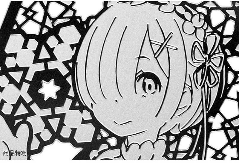 YUME動漫【Re:從零開始的異世界生活 雕花金屬書籤】(2入組) B款 拉姆 雷姆 周邊 木棉花精品